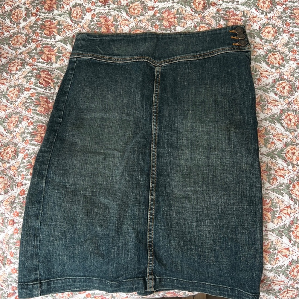 James vintage denim skirt